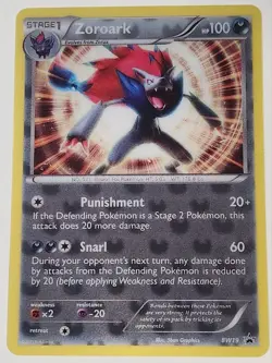 POKEMON Legendary ZOROARK ILLUSIONS 3D JUMBO CARD (Jumbo/Oversized Size) - Image 1