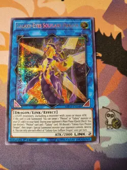 * GALAXY-EYES SOLFLARE DRAGON * PRISMATIC SECRET RARE MP19-EN188 YUGIOH! - Image 1