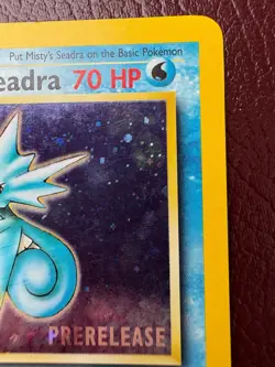 Misty's Seadra Prerelease Pokemon Card - WOTC - Gym Heroes - 9/132 - HOLO NM (B) - Image 3
