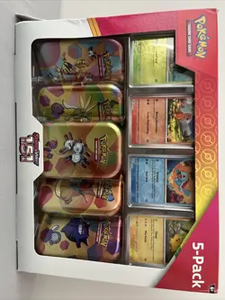 Pokemon Trading Card Game Scarlet & Violet 151 5-pack Mini Tins set - Image 1