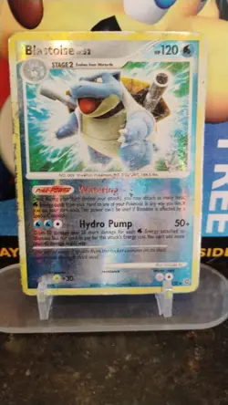 BLASTOISE LV. 52 Secret Wonders POKEMON Reverse Holo 2007 Trading Card 2/132 - Image 1