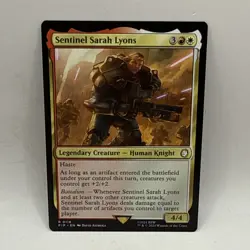 MTG Fallout Commander - NM - Sentinel Sarah Lyons Trading Card - Image 1