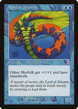 Lord of Atlantis Time Spiral LP MTG - Image 1