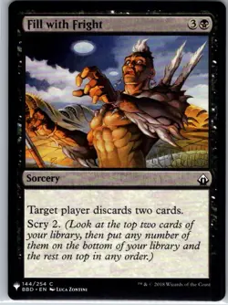 Fill with Fright - 144 - The List Reprints - Magic MTG - NM - B3G1 - Image 1