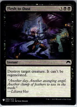 Flesh to Dust - 280 - The List Reprints - Magic MTG - NM - B3G1 - Image 1