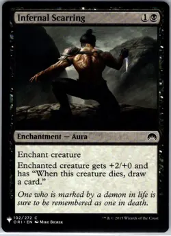 Infernal Scarring - 102 - The List Reprints - Magic MTG - NM - B3G1 - Image 1