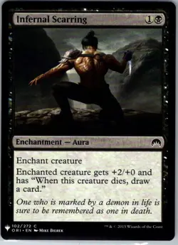 Infernal Scarring - 102 - The List Reprints - Magic MTG - NM - B3G1 - Image 1
