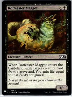 Rotfeaster Maggot - 112 - The List Reprints - Magic MTG - NM - B3G1 - Image 1
