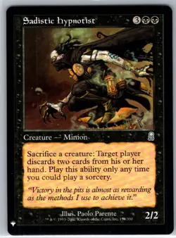 Sadistic Hypnotist - 159 - The List Reprints - Magic MTG - NM - B3G1 - Image 1