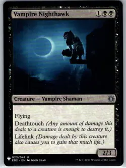 Vampire Nighthawk (E02) - 23 - The List Reprints - Magic MTG - NM - B3G1 - Image 1