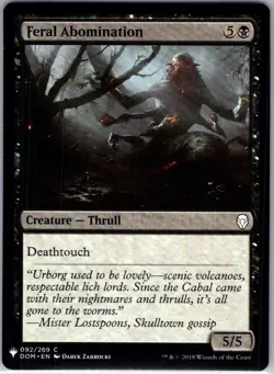 Feral Abomination - 92 - The List Reprints - Magic MTG - NM - B3G1 - Image 1