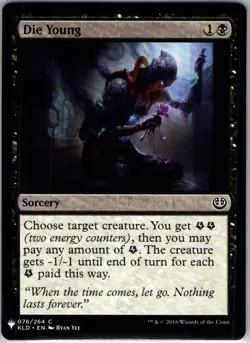 Die Young - 76 - The List Reprints - Magic MTG - NM - B3G1 - Image 1