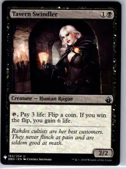 Tavern Swindler - 162 - The List Reprints - Magic MTG - NM - B3G1 - Image 1