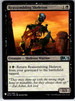 Reassembling Skeleton - 116 - The List Reprints - Magic MTG - NM - B3G1 - Image 1