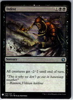 Infest - 139 - The List Reprints - Magic MTG - NM - B3G1 - Image 1