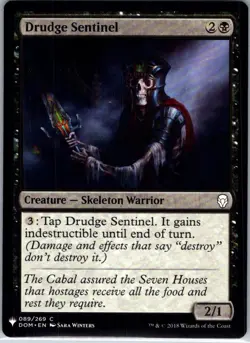 Drudge Sentinel - 89 - The List Reprints - Magic MTG - NM - B3G1 - Image 1