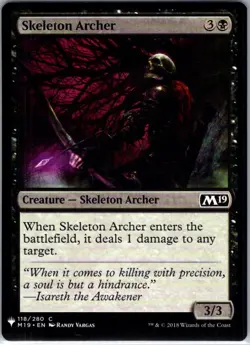 Skeleton Archer - 118 - The List Reprints - Magic MTG - NM - B3G1 - Image 1