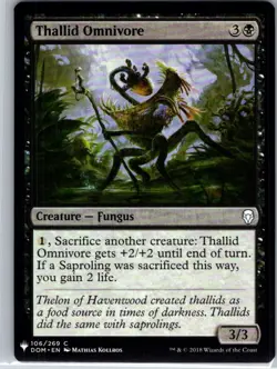 Thallid Omnivore - 106 - The List Reprints - Magic MTG - NM - B3G1 - Image 1