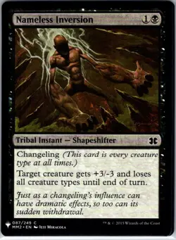 Nameless Inversion - 87 - The List Reprints - Magic MTG - NM - B3G1 - Image 1