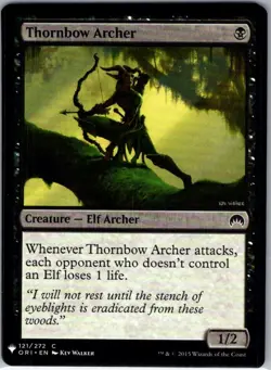 Thornbow Archer - 121 - The List Reprints - Magic MTG - NM - B3G1 - Image 1