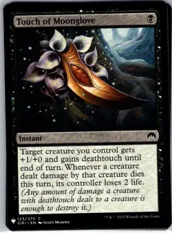 Touch of Moonglove - 123 - The List Reprints - Magic MTG - NM - B3G1 - Image 1