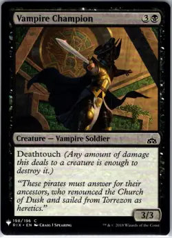 Vampire Champion - 198 - The List Reprints - Magic MTG - NM - B3G1 - Image 1