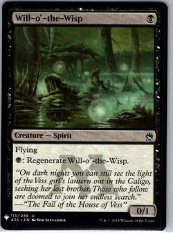 Will-o'-the-Wisp - 115 - The List Reprints - Magic MTG - NM - B3G1 - Image 1