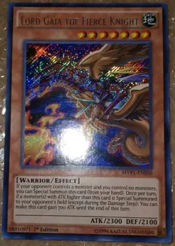 Yugioh 1x Lord Gaia the Fierce Knight - MVP1-ENS50 - Secret Rare - 1st Edition - Image 2