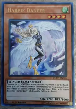 Harpie Dancer - DUPO-EN044 - Ultra Rare - 1st Edition NM YuGiOh! Duel Power - Image 1