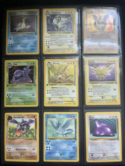 Pokemon TCG Fossil 100% Complete Master Set 62/62 WOTC 55% 1st Edition MINT - Image 2