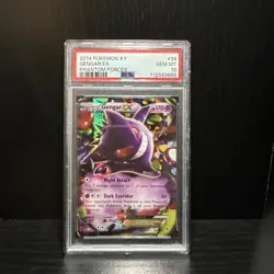 2014 Pokemon XY Gengar EX #34 Phantom Forces 34/119 GEM MINT PSA 10 - Image 1