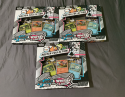 Pokemon TCG Black Bolt/White Flare Unova Poster Collection x3 New/Sealed - Image 1
