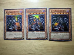 Yugioh - 3x Red-Eyes Darkness Metal Dragon - JUMP (Ultra) (LP/MP) - Image 1