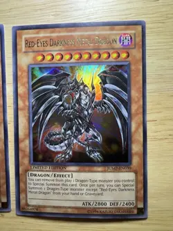 Yugioh - 3x Red-Eyes Darkness Metal Dragon - JUMP (Ultra) (LP/MP) - Image 4