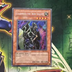 Yugioh! Gearfried the Iron Knight BPT-012 Secret Rare VLP - Image 1