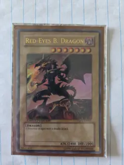 Yugioh Red-Eyes B. Dragon YAP1-EN002 Ultra Rare Limited Edition Anniversary - Image 1