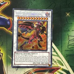 Yugioh! Red Nova Dragon CT07-EN005 Secret Rare Limited Edition VLP/NM - Image 1