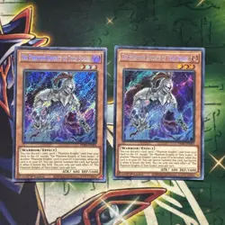 Yugioh! The Phantom Knights of Torn Scales PHRA-EN003 x2 Secret Rare 1st Ed NM - Image 1