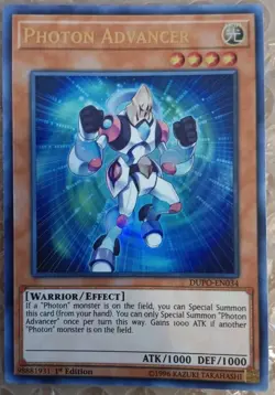 *** PHOTON ADVANCER *** ULTRA RARE MINT/NM DUPO-EN034 YUGIOH! - Image 1