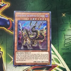 Yugioh! Gizmek Orochi, the Serpentron Sky Slasher RIRA-EN029 Secret 1st Ed NM - Image 1
