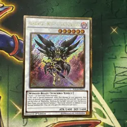 Yugioh! Blackwing - Nothung the Starlight PGL2-EN013 Gold Secret Rare 1st Ed NM - Image 1