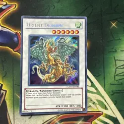 Yugioh! Orient Dragon GENF-EN085 Secret Rare Unlimited NM - Image 1