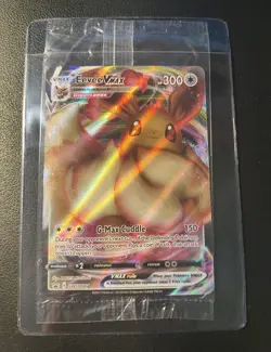 Eevee VMAX SWSH087 Black Star Promo Full Art Ultra Rare Card Pokemon TCG SEALED - Image 1