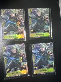 Roronoa Zoro OP07-113 Dallas Tournament Promo X4 One Piece Day Card English - Image 1
