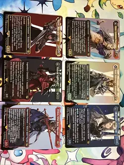 MTG Magic the Gathering Final Fantasy Foil Rare Borderless Character Card Lot - Image 1