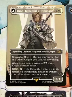 MTG Magic the Gathering Final Fantasy Foil Rare Borderless Character Card Lot - Image 4