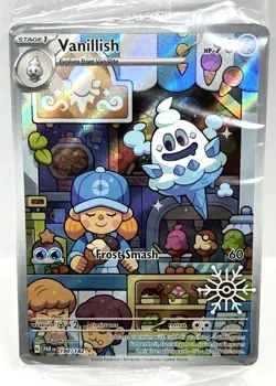 Vanillish 190/182 Pokemon TCG Holiday Calendar 2025 Festive Stamp Promo Card - Image 1