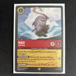 Maui Half-Shark 124/204 Lorcana Azurite Sea Legendary Card - Image 1