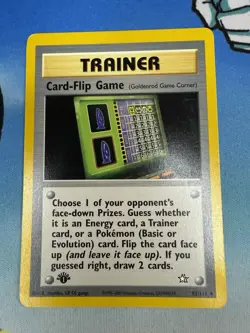 Card Flip Game 92/111 1st Edition Neo Genesis WOTC Pokemon Card - Image 1