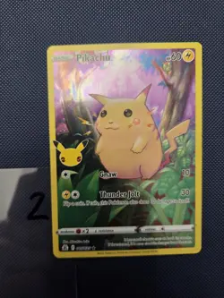 Pikachu 5/25 Celebrations Full Art Holo Rare Pokemon TCG Card - NM/LP (2) - Image 1